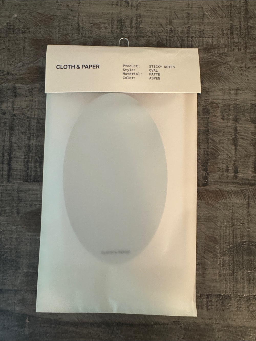 🏷️ NWT Cloth & Paper Oval Sticky Notes - Picture 2 of 4